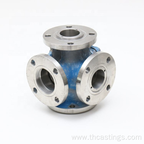 Stainless steel investment casting valve body for exported